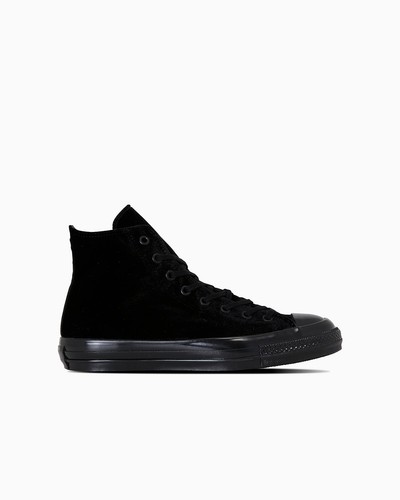 CONVERSE ALL STAR US VELVET HI Black Monochrome Chuck Taylor Japan Exclusive - Picture 3 of 8