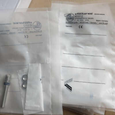 IFM IE5312  Inductive Sensor Threaded Type 10...36 DC PNP New