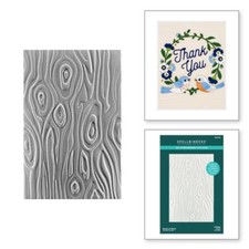 Spellbinders 3D Embossing Folder Knock On Wood