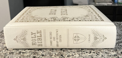 Vintage Large Holy Bible Family Record and Library Reference