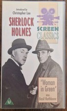 Sherlock Holmes - The Woman In Green VHS, 2001  F 