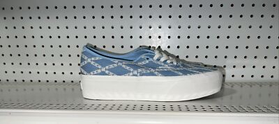 VANS Authentic Stackform Laced Denim Womens Athletic Skate Shoes Size 11 Blue