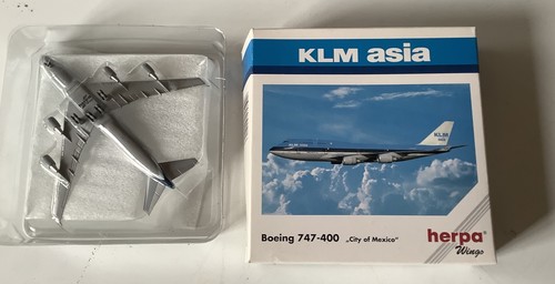 herpa wings 1:500 boeing 747 KLM Asia, City Of Mexico, #511216