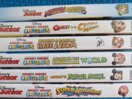 6 x MICKEY MOUSE CLUBHOUSE DVD DISNEY NEW SEALED MMCH MINNIE SUPER MONSTER - Picture 9 of 16