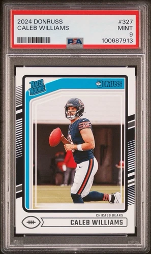2024 Panini Donruss - Rated Rookie #327 Caleb Williams (RC) PSA 9