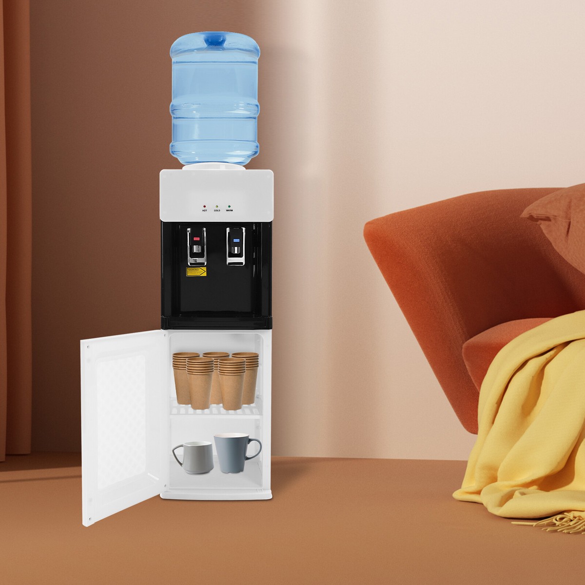 Hot Cold Water Dispenser Top Loading Water Dispenser – Hot & Cold ...