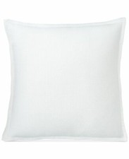 New Ralph Lauren Flora 20" x 20" Square Decorative Throw Pillow Solid White