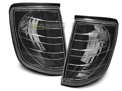 Indicadores frontales for Mercedes W124 85-95 Negro Envío gratuito KPME06WL XINO