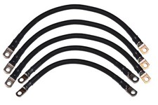 4 AWG Yamaha G14/G16 36V Golf Cart Battery Cable Wiring Set 4 Gauge Made in USA