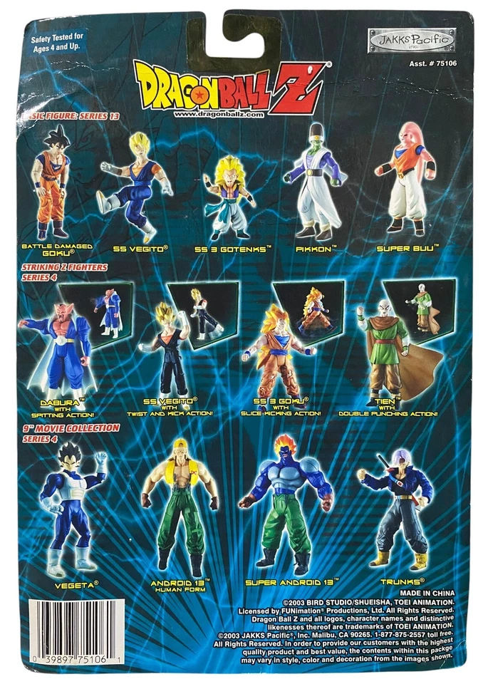 Dragon Ball Z Fusion Saga Series 13 SS 3 Gotenks Figure New READ DragonBall DBZ - Image 2 of 4