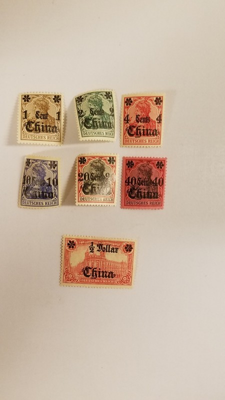 German Offices In China MNH watermarked 1906