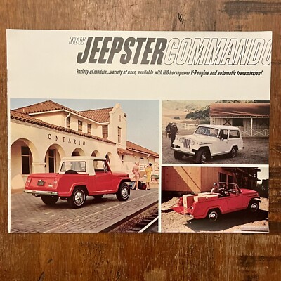Original 1966 Jeepster Commando Dealer Sales Brochure form 66-19