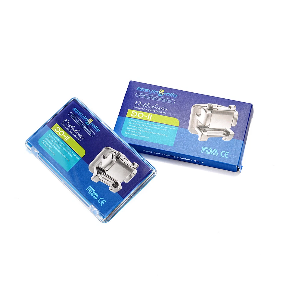 Passive Self-ligating Dental Brackets Braces Ortho ROTH/MBT 022 3/345Hook 10pack - Image 4 of 4