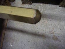 Messing Sechskant SW 10 mm Vollmaterial 500 mm