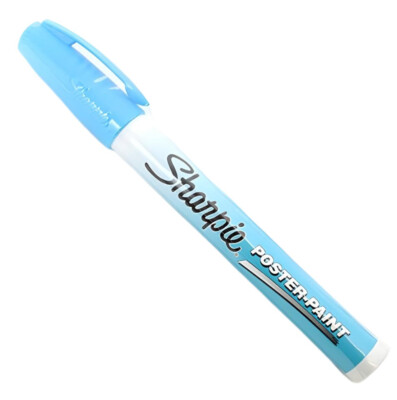 Sharpie Wasserbasierter Lackmarker Fine Tip Fluoreszierend Blau Pack