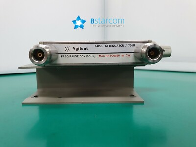 Agilent 8495B Manual Step Attenuator, DC to 18 GHz, 0 to 70 dB, 10 dB-OPT:001 
