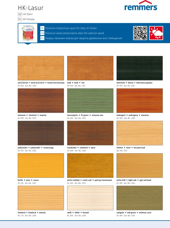 Remmers HK Lasur 3in1 20 Liter Holzlasur Holzschutz NEU alle Farben - Bild 2 von 2