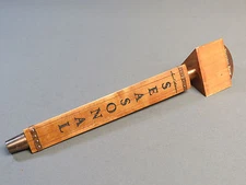 SAMUEL ADAMS SEASONAL DRAFT BEER TAP WOOD HANDLE brewery home bar craft wood SAM