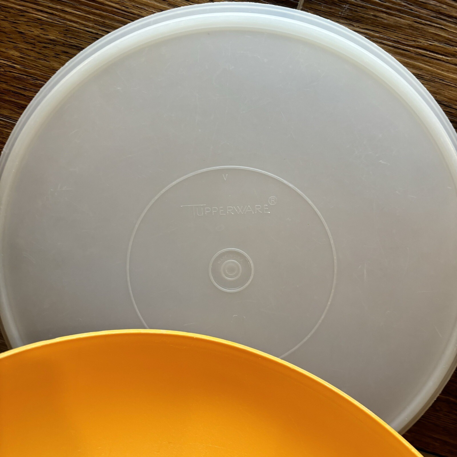 Vintage Tupperware Large Fix N Mix Bowl 2745 with Sheer Lid 6.5 Qt