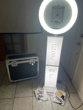 Advanced iPad Photo Booth Shell Portable Selfie Stand Machine  w/Flight Case