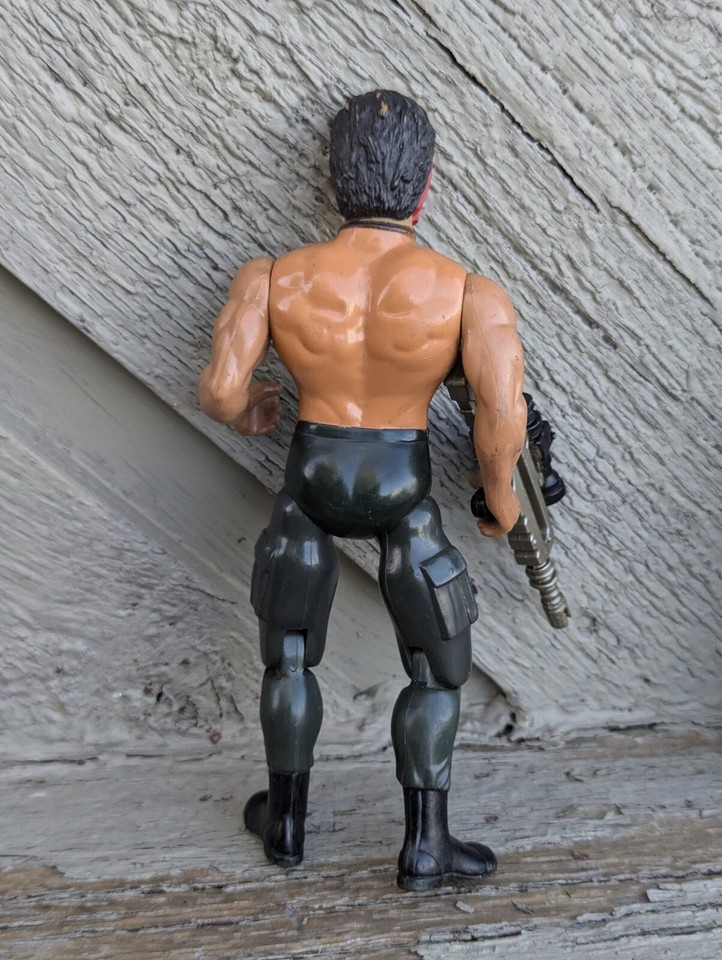 John Rambo Sylvester Stallone Rambo 1986 Coleco Vintage Action Figure w ...