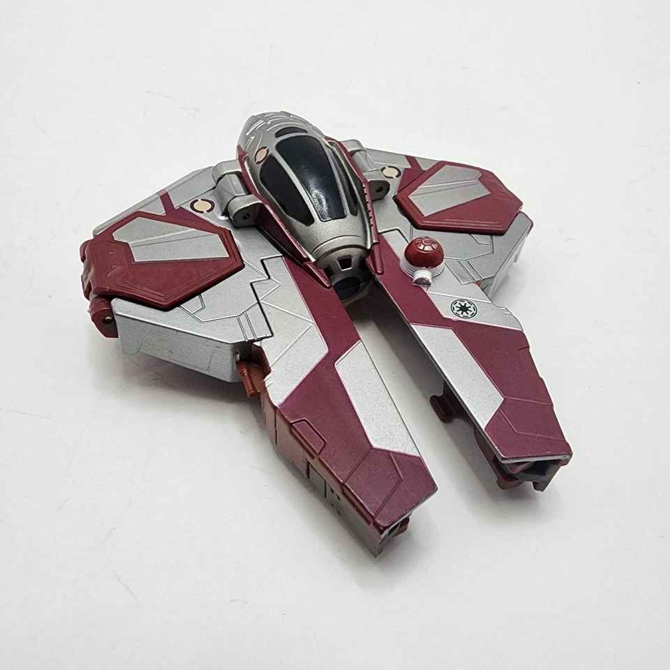 TRANSFORMERS Star Wars (2005) JEDI STARFIGHTER Obi Wan Kenobi 3.75" - RARE/HTF - Image 2 of 4