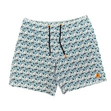 Save the Duck Kids Boys Swim Trunks Shorts Whales Blue 16