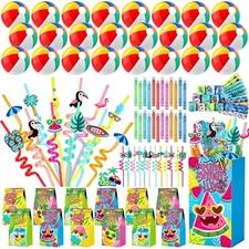 Pool Party Favors and Beach Party Favors - 120 PCS Party Bag Stuffers Includi...