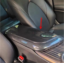 For Toyota Camry 2018-24 ABS Carbon Fiber Central Armrest Storage Box Cover Trim