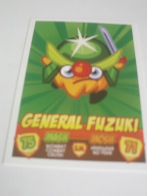 Moshi Monsters Mash Up Super Moshi Set 2 - ''General Fuzuki'' Common Karte - Ninjas