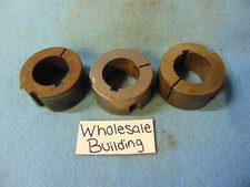 DODGE TAPER-LOCK BUSHINGS 1-1/4" BORE OD 2-1/4" 1610 1-1/4 LOT OF 3 