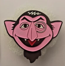 COUNT VON COUNT- ENAMEL PIN-SHIP ALL THE PINS YOU BUY FOR $4.99-VISIT OUR STORE