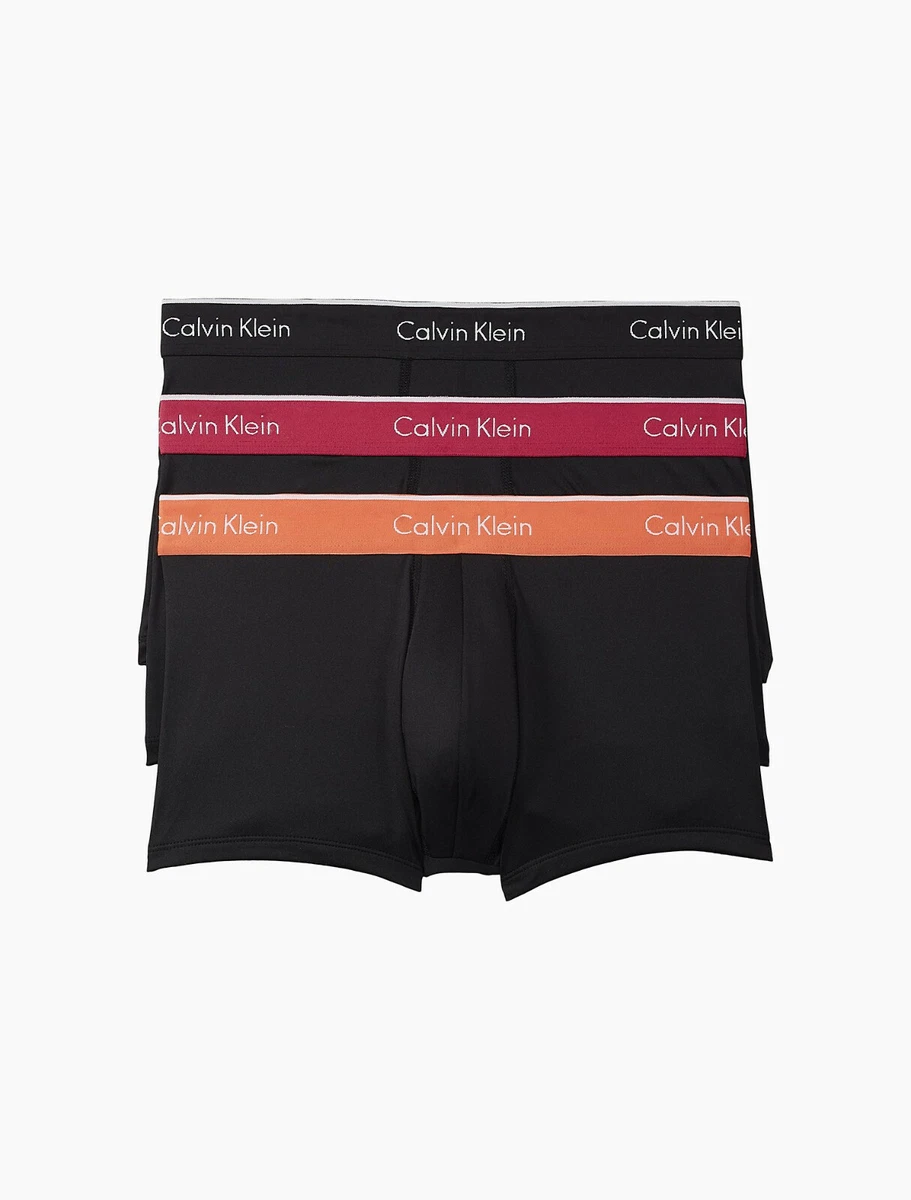 Calvin Klein Men s NP2034O935 Micro Plus 3 Pack Low Rise Trunk