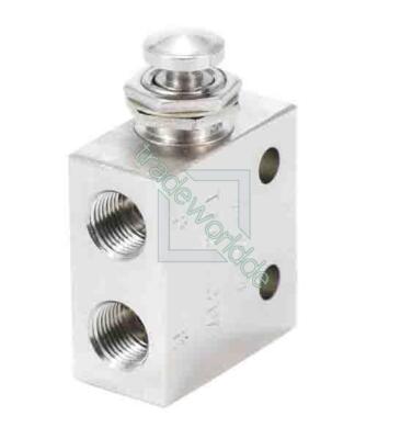 1PC 1/8''PT 2 Position 3 Way Mechanical Push button Air Pneumatic Valve TAC2-31P