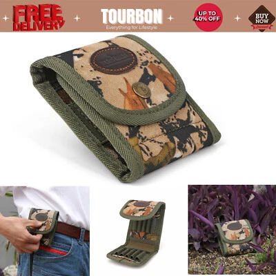 Tourbon Rifle Cartridges Pouch Ammunition Wallet Ammo Holder on Belt Camo in USA