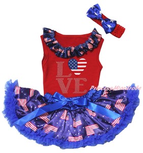 newborn 4th of july outfit girl