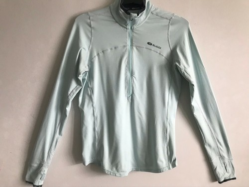Giacca donna Sugoi Run Sport blu chiaro mezza zip collo alto manica lunga taglia S - Foto 2 di 10
