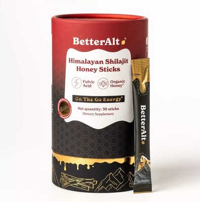 Better Alt Pure Himalayan Shilajit Cinnamon Honey Sticks with Organic Honey,best