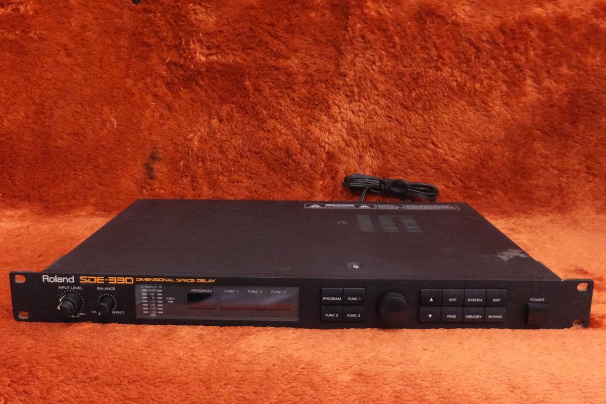 Roland SDE-330 デジタルディレイ Roland SDE-330 Dimensional Space Delay Digital Delay Effect