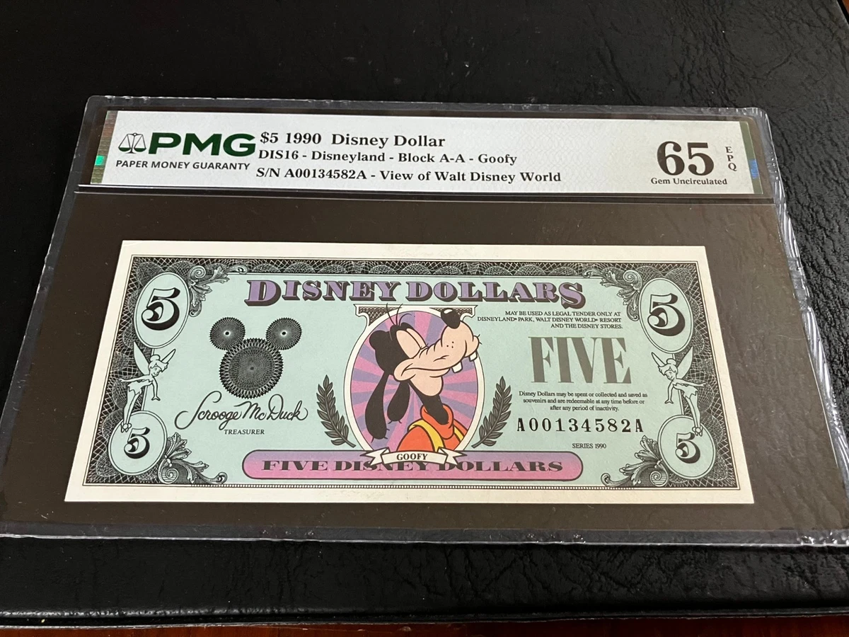 ☆希少初版連番　折なし美品☆DisneyDollars ディズニーダラー　87 2026年最新】ディズニー ドル 1987の人気アイテム - メルカリ