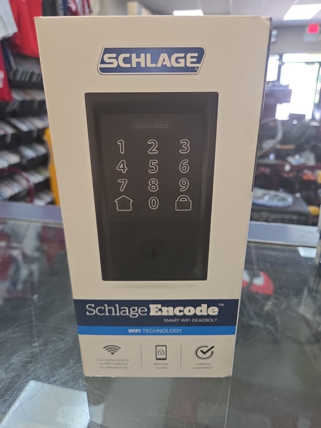 Schlage Encode Smart WiFi Deadbolt Matte Black BE489WB-V-CEN-622