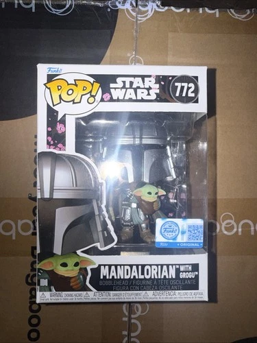 Funko Pop! Vinyl: Star Wars - Mandalorian with Grogu - Target (Exclusive) #772