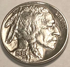 1936 P Buffalo Nickel GEM BU + NO RESERVE  *J2014