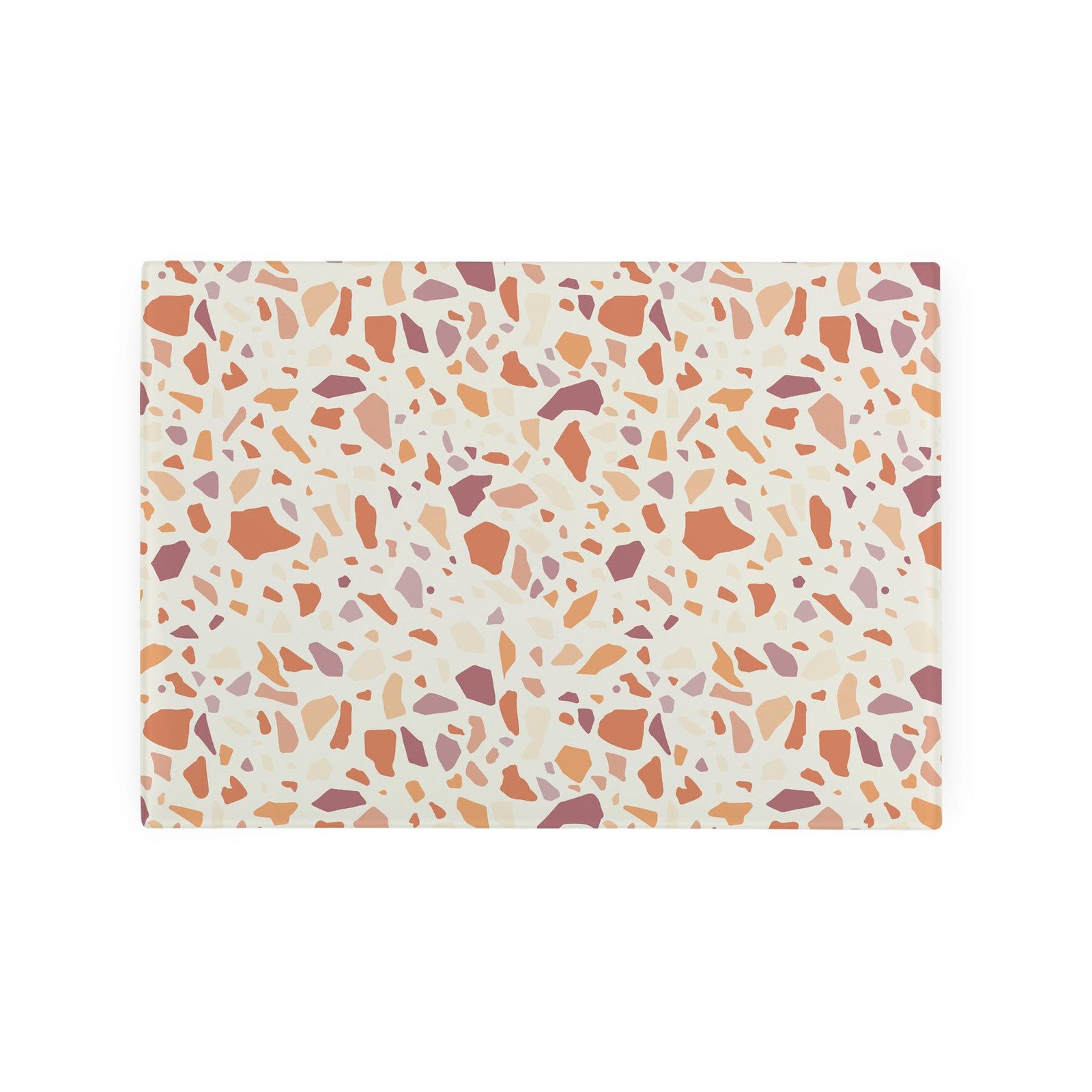 Pink Terrazzo Kitchen Gifts - Stoneware Style Smooth Glass Worktop Saver