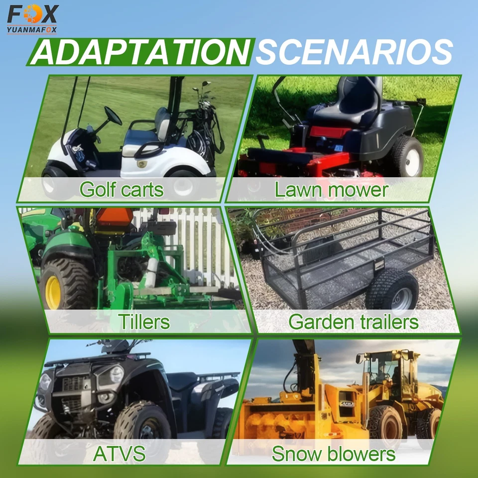 2Pack 20x8.00-8 20x8-8 20x10x8 20x8x8 Lawn Mower Inner Tubes TR13 Straight Valve - Image 4 of 4