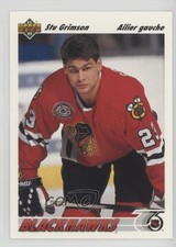 1991-92 Upper Deck French Stu Grimson #416 0i7t