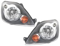 Scheinwerfer Set FüR Ford Fiesta MK6 2005-2007 H4 Halogen LWR Motor