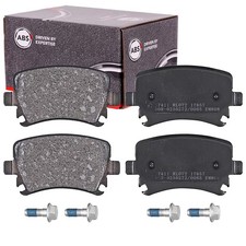 ABS BREMSBELÄGE HINTEN passend für AUDI A3 A4 A6 Q3 TT SEAT ALHAMBRA ALTEA LEON 
