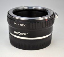 NEAR EXC PK-NEX MOUNT ADAPTER FOR PENTAX-K LENSES TO USE WITH SONY NEX CAMERAS