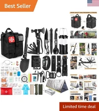 250-Piece Survival Kit with First Aid & Molle Bag - Ultimate Emergency Gear